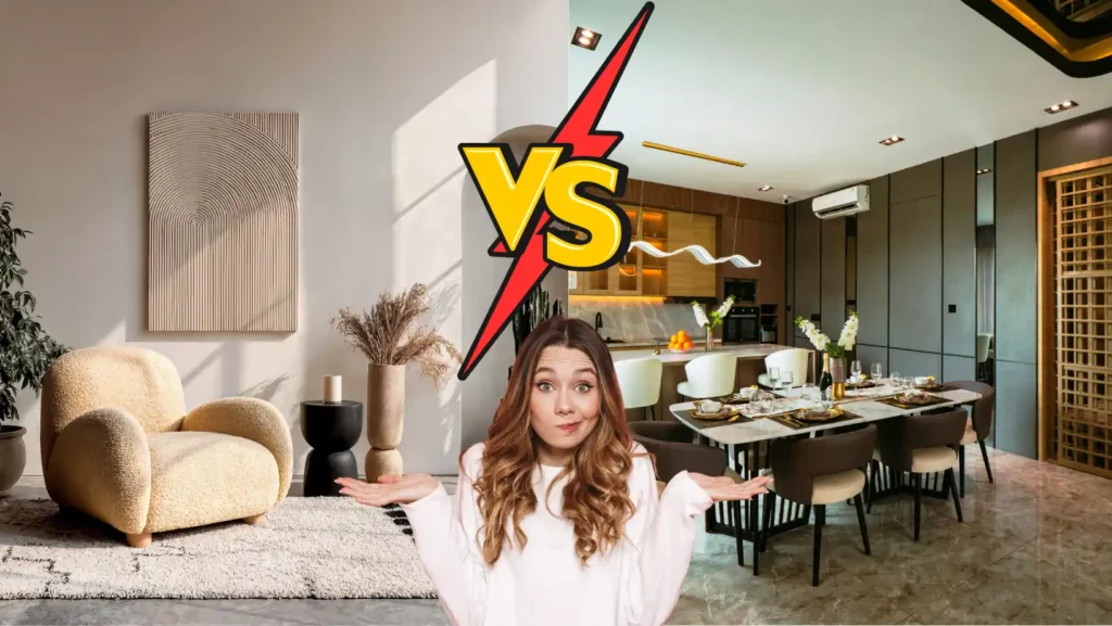 budget decor vs luxury decor