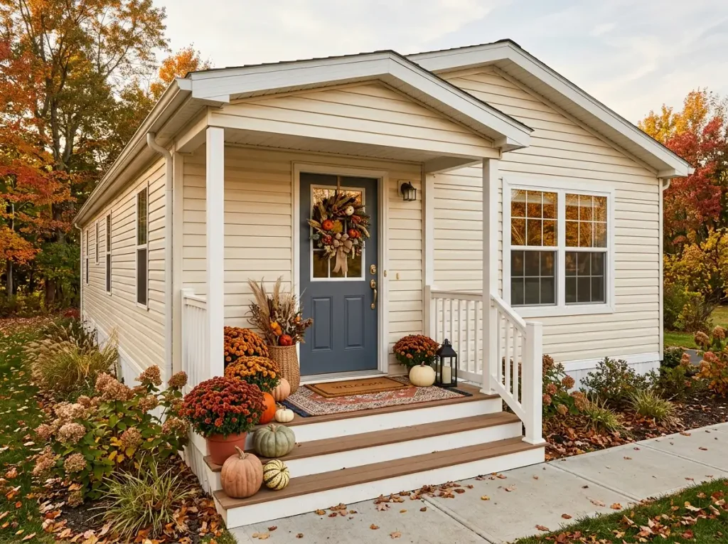 19 Fall Mobile Home Porch Decorating Ideas