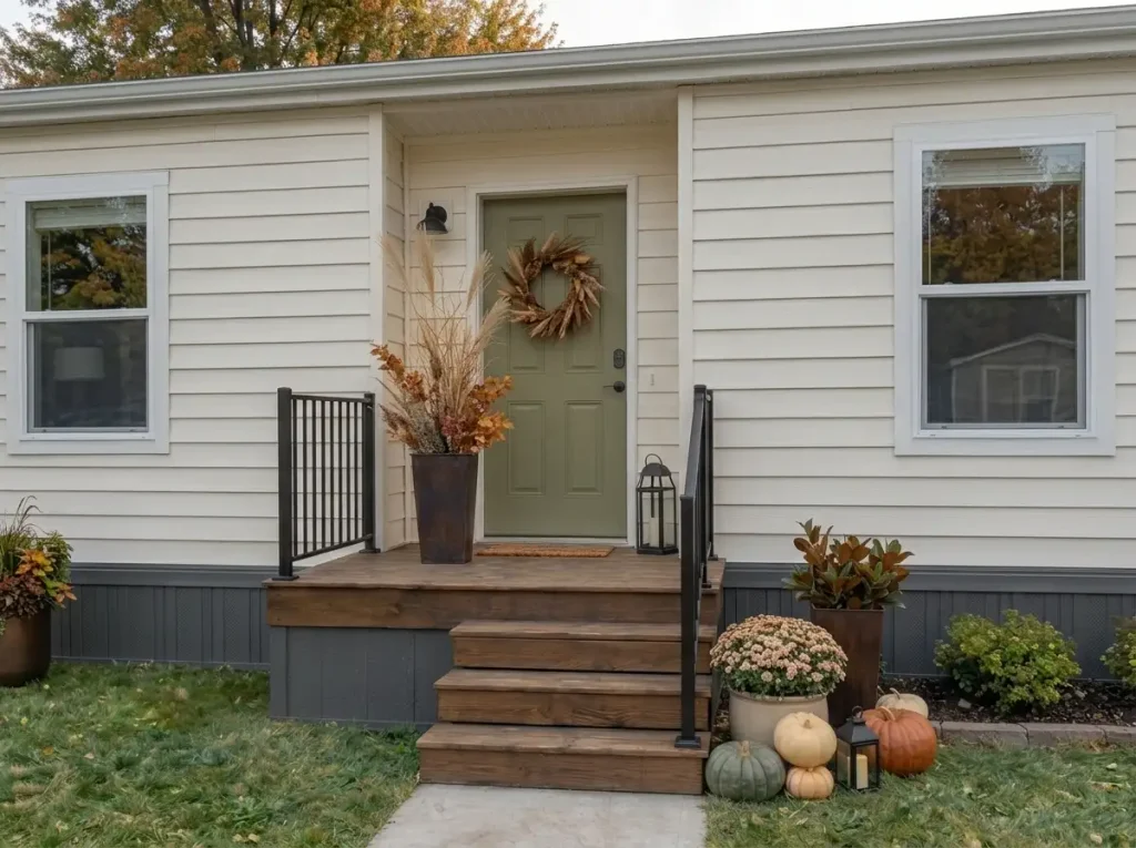 Fall Mobile Home Exterior Decor: A Cozy Curb Appeal Makeover