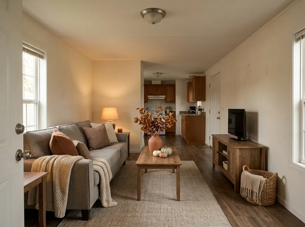 How to Make an Older Mobile Home Feel Cozy for Fall