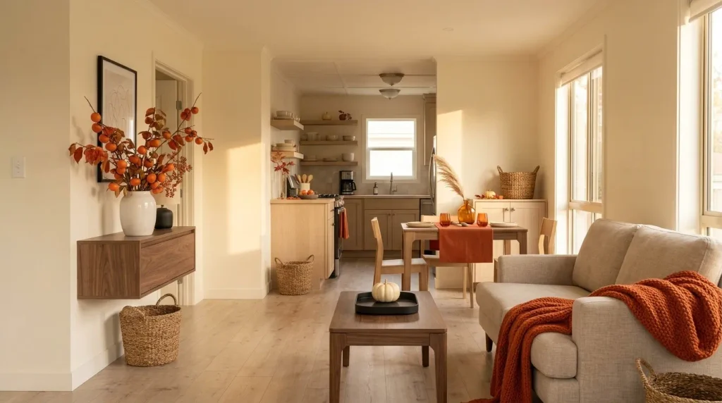 17 Persimmon Fall Decor Ideas for Small Mobile Homes