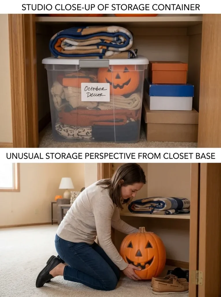 The best 90s Halloween buy is the object that delivers the right shape and color without creating an eleven-month storage problem.