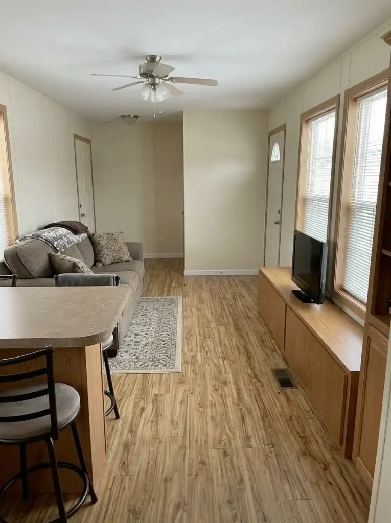Low storage cabinet beneath a single-wide window with the upper wall and daylight opening left unobstructed.